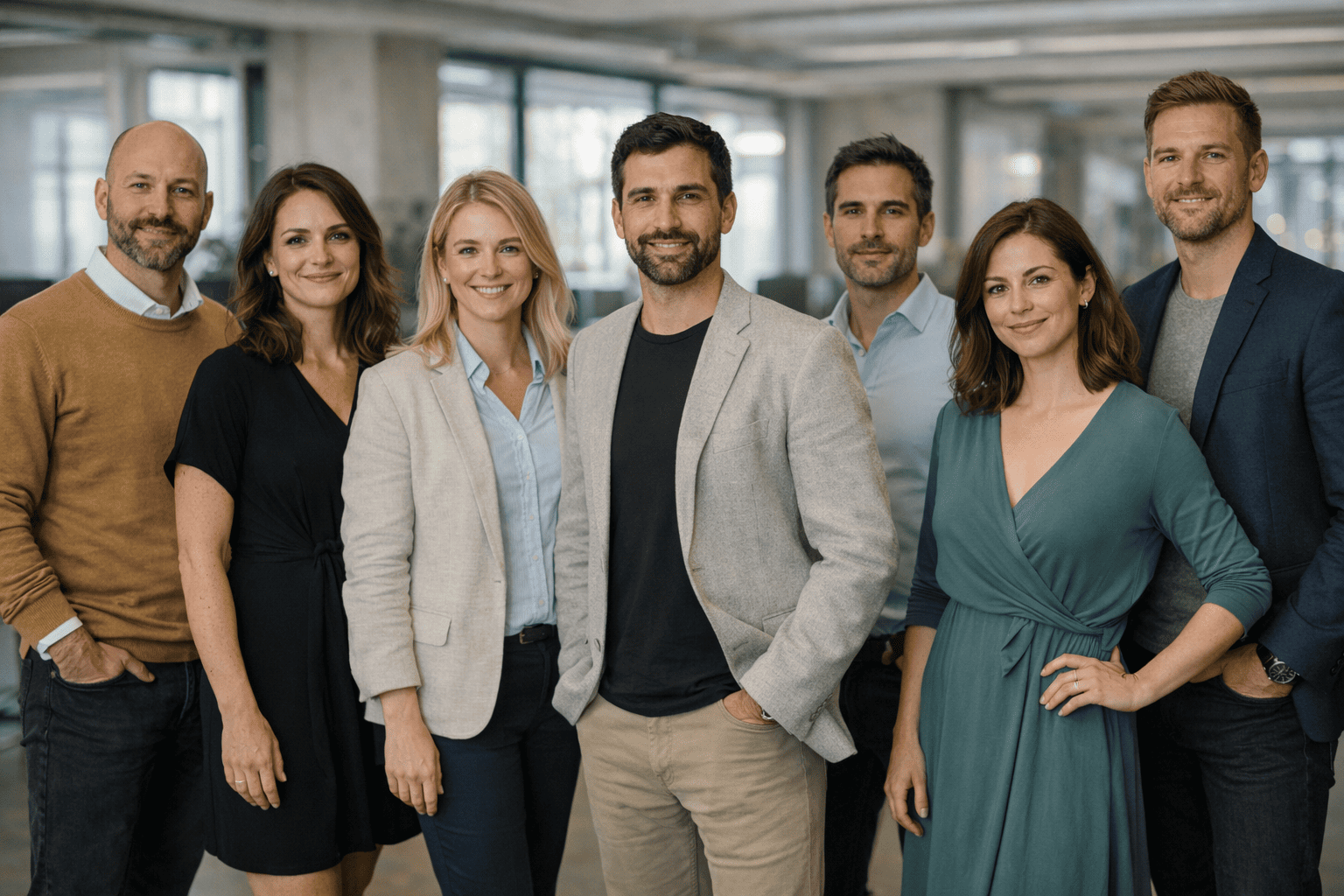 Team working on AI trading platform — Bella Segurenza